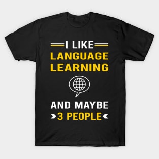 3 People Language Learning T-Shirt